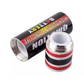 Qperron Caja De Almacenamiento Secreto Pila Aa Escondite Seguro