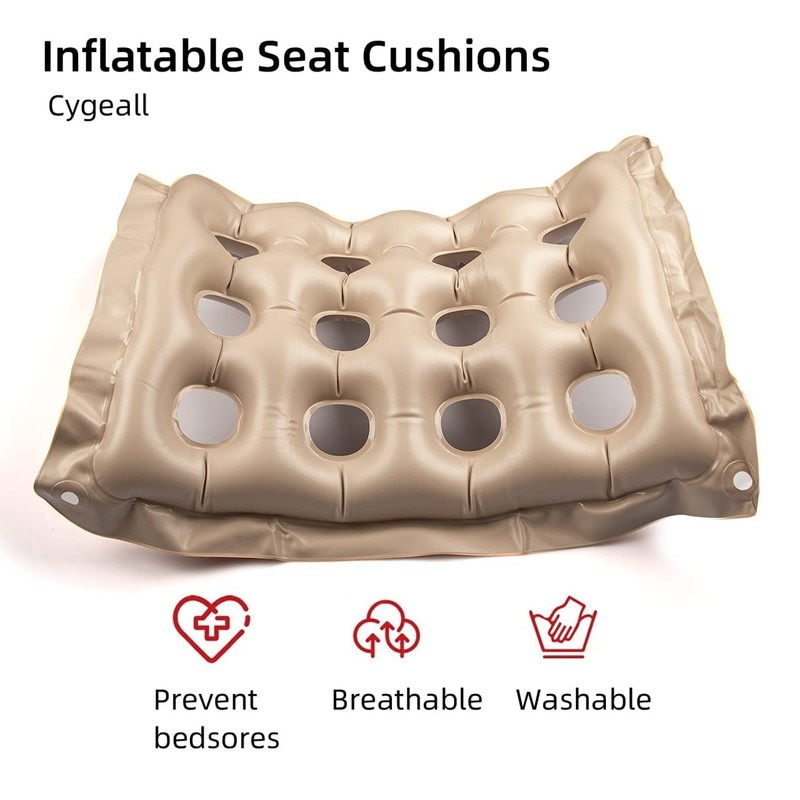 Inflatable Seat Cushions for Pressure Relief, Wheelchair Air Cushion for