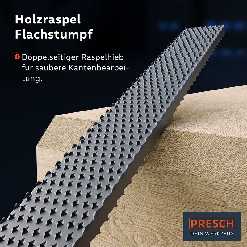 PRESCH Wood Rasp Set 3 Pieces – High Quality Wooden