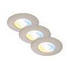 BRILONER Set of 3 LED Recessed Spotlights, 230 V, LED