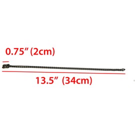 Colorviper Sports Safety Glasses Sunglasses Holder Eyeglasses Neck Cord String Retainer Strap Safety Glasses Black Gold Chain (matte black/metal chain)