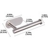 CHENGZI Stainless Steel Kitchen Bathroom Paper Towel Holder Wall Mount