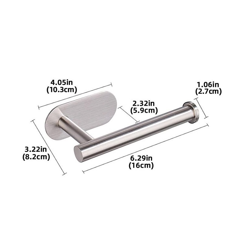CHENGZI Stainless Steel Kitchen Bathroom Paper Towel Holder Wall Mount