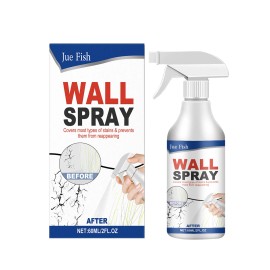 Jue-Fish Strong Wall Spray Mildew Cleaner Removes Mouldy Stains From Walls Tiles 2 fl oz