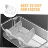 COHEALI 3sets Fridge Dividers Refrigerator Side Door Organizers Durable Storage