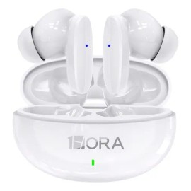 Audífonos In-ear Inalámbricos 1hora Aut205 Blanco Auriculares Inalambricos Bluetooth 5.3 Con Microfono