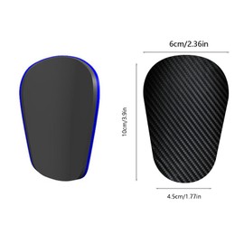 Deepflair 4 Pairs Soccer Shin Guards Mini Shin Guards Shin Pads Protective Guards Soccer Miniature for Boys Girls(3.9inx2.4in