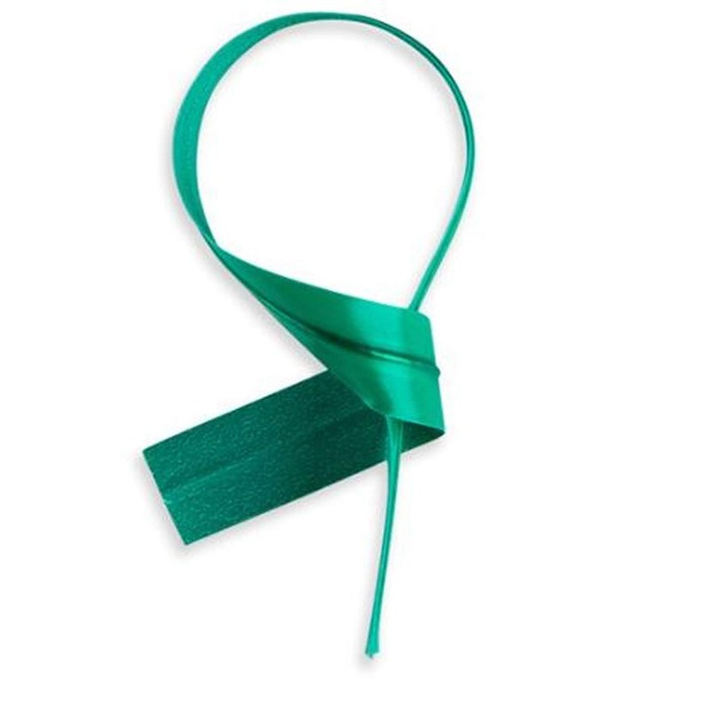 Weststone 100pcs Plastic/Paper Coated Green 4" X 1/4" Twist Ties