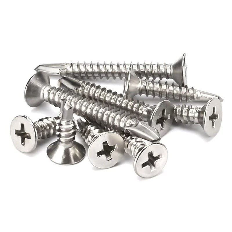 ANSIEDIO Self Drilling Screws Self Tapping Screw Cross Countersunk Drill