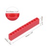 sourcing map 10pcs Plastic Hex Shank Screwdriver Bit Holder Organizer
