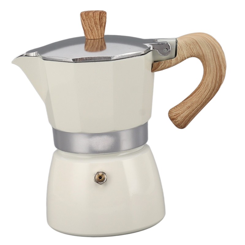Moka Coffee Pot Octagonal Aluminum Classic Portable Hand Brewing Coffee