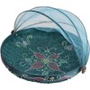 GURU SHOP Fly Protection Fruit Basket – Turquoise/Painted, Size: 35