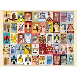 Ceaco – Bird Geometric - 300 Piece Jigsaw Space Saver Puzzle – Puzzles for Smaller Spaces and Surfaces