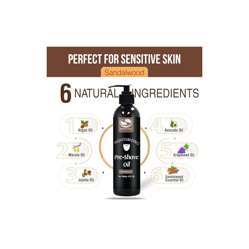 2 Oz Cavin Schon SandalWood Premium Beard Oil - 100%