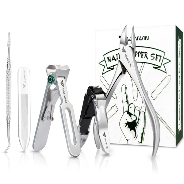 VANWIN Toenail Clippers for Seniors Thick Toenails, Large Toe Nail
