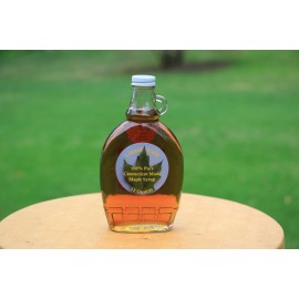 Liquid Gold 100% Pure Maple Syrup Amber Rich Flavor made in CT, One 12 oz. bottle