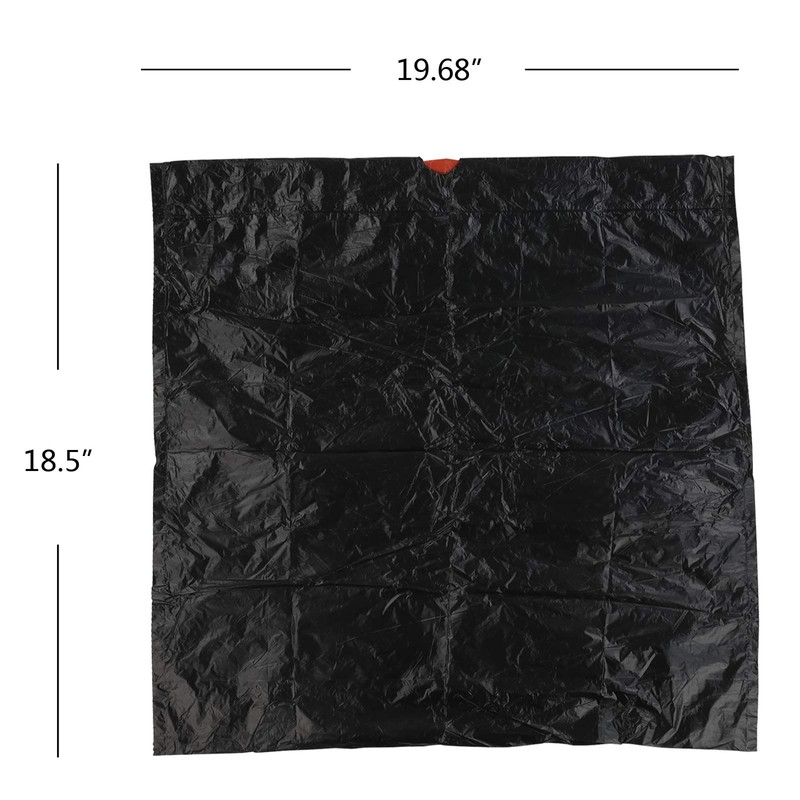 Xowine Bolsas de basura con cordón de 3 galones, bolsa
