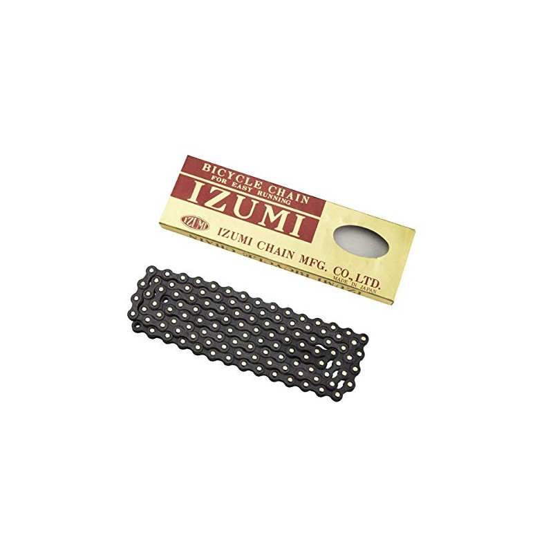 Izumi Standard Chain 1/8 x 1/2 (116 Links), Black/Gold
