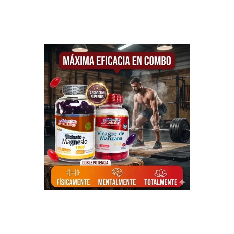 Glicinato De Magnesio 500 mg - 60 Cápsulas