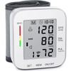 Mmizoo Wrist Blood Pressure Monitor Large Lcd Display Dual Users