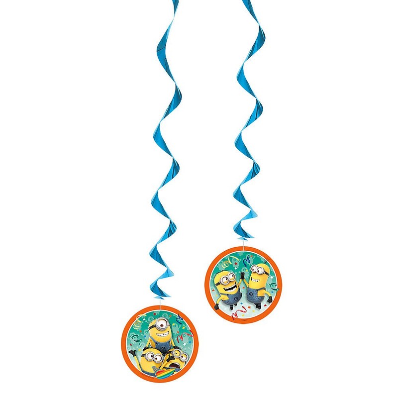 Despicable Me Hanging Swirl Decorations (3 count set)