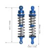 Front Rear Shock Absorbers Aluminum Alloy Front Rear Shock Damper