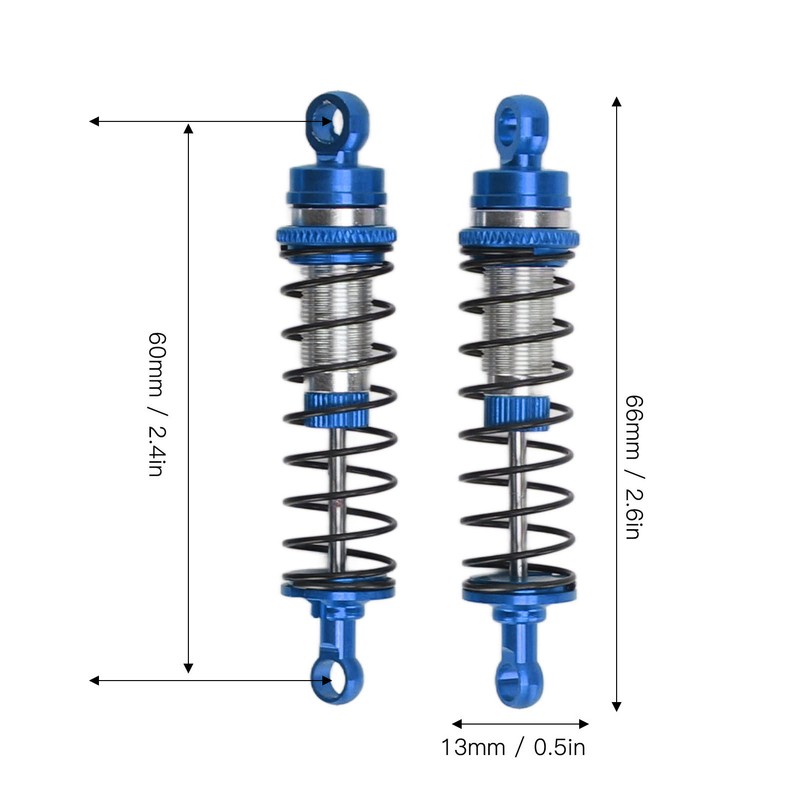 Front Rear Shock Absorbers Aluminum Alloy Front Rear Shock Damper