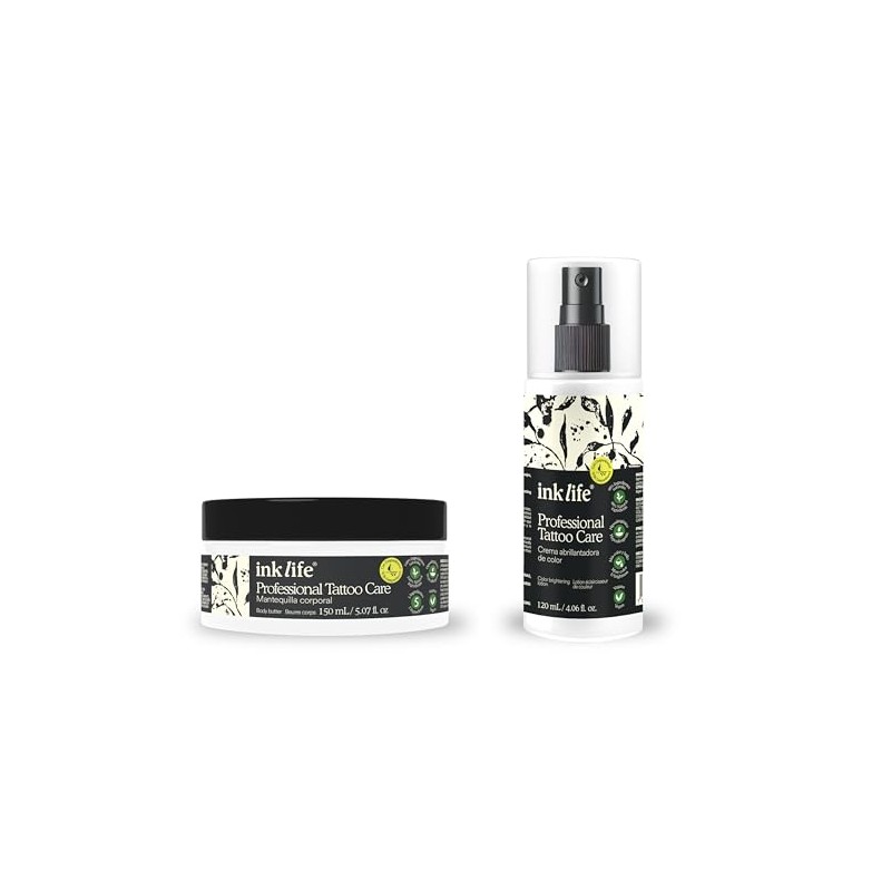 Ink Life Crema Abrillantadora Tatuaje 120 ml + Mantequilla 150