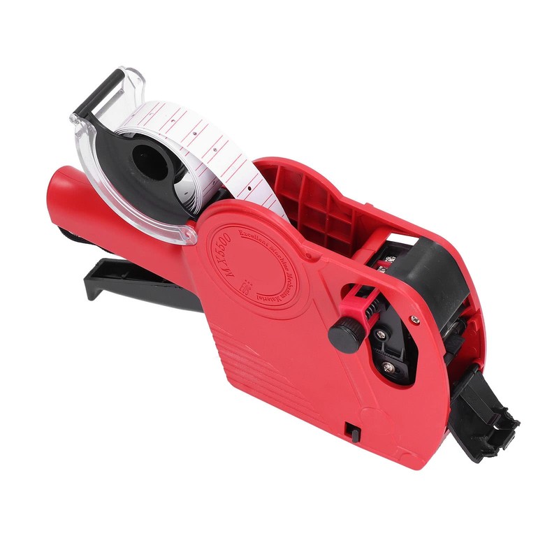 Manual Labelling Machine, Red 8-Digit Price Gun Kit, Manual Labelling