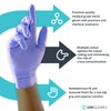 UNIGLOVES Unigloves Sapphire Pearl Nitrile Examination Gloves - Multipurpose, Powder