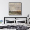 SIGNFORD Framed Canvas Print Wall Art Impressionist Seascape - Abstract