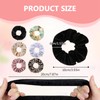 Thoquene Pack of 6 Scrunchies, Soft Elastic Hair Scrunchies