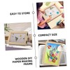 Gatuida 2Pcs Wooden Paper Making Frame DIY Craft Paper Mesh