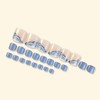 Summer Press on Toenails Short Square Fake Toe Nails with