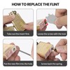 SOMGEM Flint & Wick Replacement Parts, Universal Lighter Accessories Repair