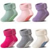 6 Pairs Baby Boy Girl Non Slip Socks Child Toddler