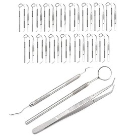 AAProTools 45 Instruments Basic Dental Set Mirror Explorer College Plier Economy Grade New