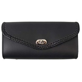 Hot Leathers WDA1003-1975 Black 10" x 5" x 3" Windshield Bag with Laced Detail