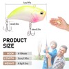 Fishing Lures Kit with Organizer Box, Mixed Including Minnow Popper