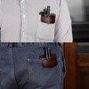 Tourbon Genuine Leather Pocket Protector for Men Durable Tool Pouch