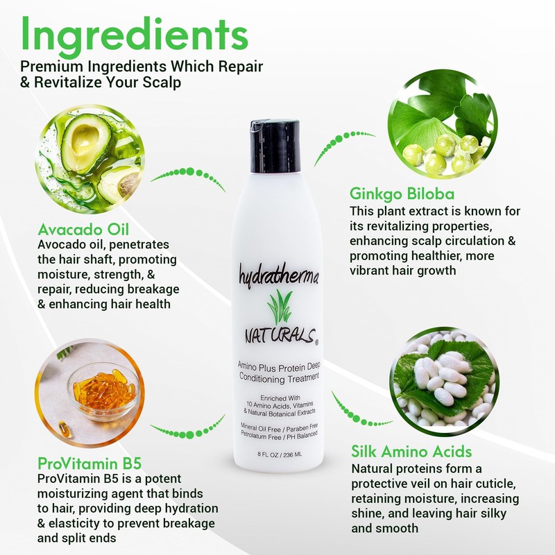 Hydratherma Naturals Amino Plus Protein Deep Conditioning Treatment