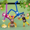 YAHAZORR Pop Tubes Monkey Toys for Kids, 4 Pack Telescopic
