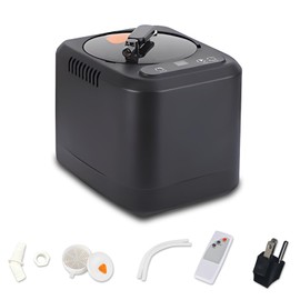 BOOLONKODA 3 L Large Capacity Portable Sauna Steamer, Sauna Steamer Machine,1200 w Steam Generator, Home Sauna Steamer Pot with Remote Control, 9 Temperature Levels, Home Spa Sauna Accessories