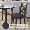 smiry Dining Chair Seat Covers, Jacquard Dining Chair Seat Protectors,