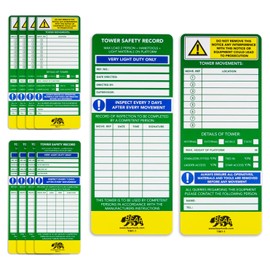 BearTOOLS Tower Inspection Record Kit - Mobile Moving Platform Safety Safe Working Loads Movement References(10 Inserts (Only))
