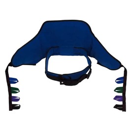 Dynarex 10747LG Polyester Fabric Sit-to-Stand Sling, Blue, Large, 440 lbs Load Capacity, 44.49" Length, 1.455" Width