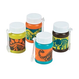 Dino Bubbles (24 Pack of 1 oz Bottles) Dinosaur Party Favors and Toys