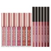 6 Pcs Velvety Matte Lip Gloss + lip Liner Set