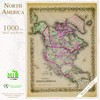 North America - Vintage Map - 1000 Piece MI Puzzles