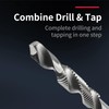 4-48 HSS Combinded Drill and Tap，Screw Tap Drill Bits for